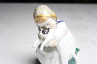 Meissen Figur Hentschelkind “Kind mit Katze”...