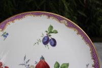 Meissen Teller ca. 27 cm mit wunderschönem "Obstdekor" 1.Wahl