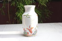 Meissen Vase im Dekor " Indicher Fels, Blumen und...