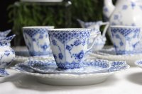 Royal Copenhagen Dekor "Musselmalet Vollspitze" Service 30-teilig alles 1.Wahl