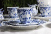 Royal Copenhagen Dekor "Musselmalet Vollspitze" Service 30-teilig alles 1.Wahl